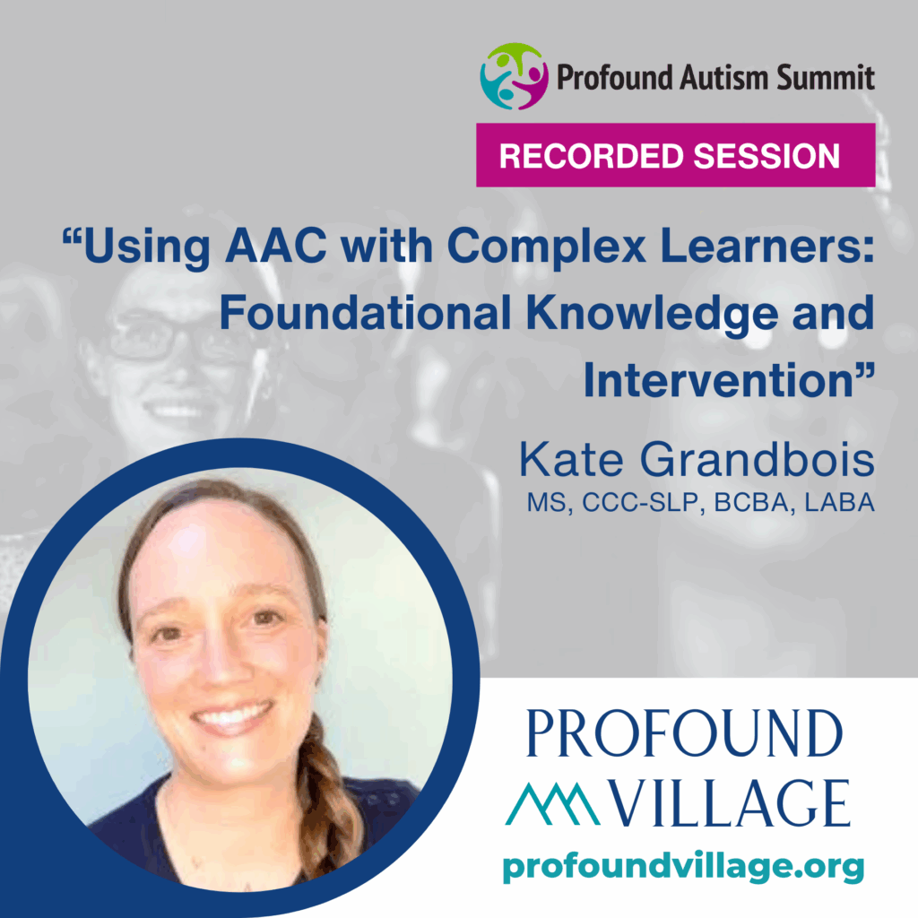 Using AAC with Complex Learners